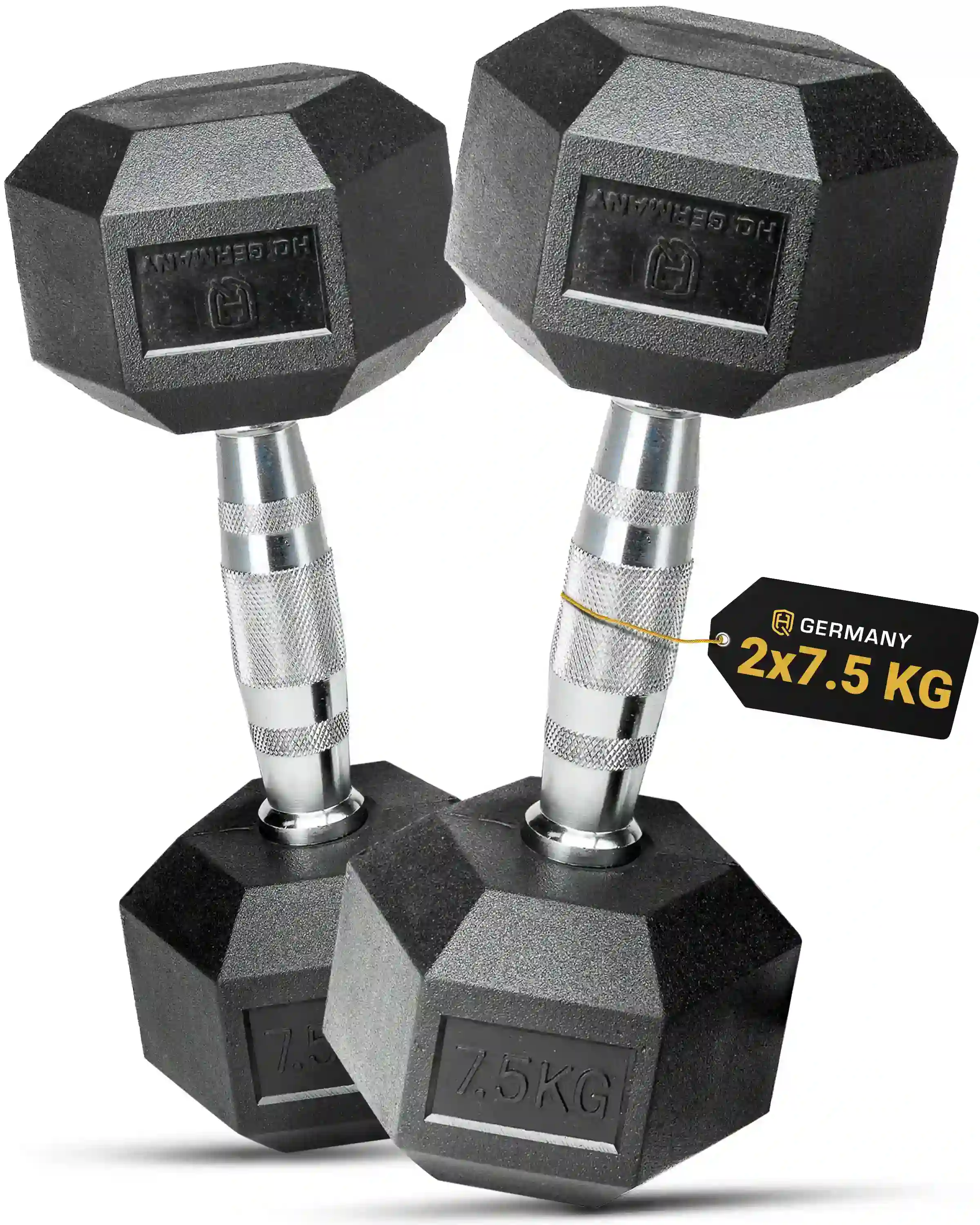 Hexagon Hantel Paar | 2.5 - 37.5kg - Image 3