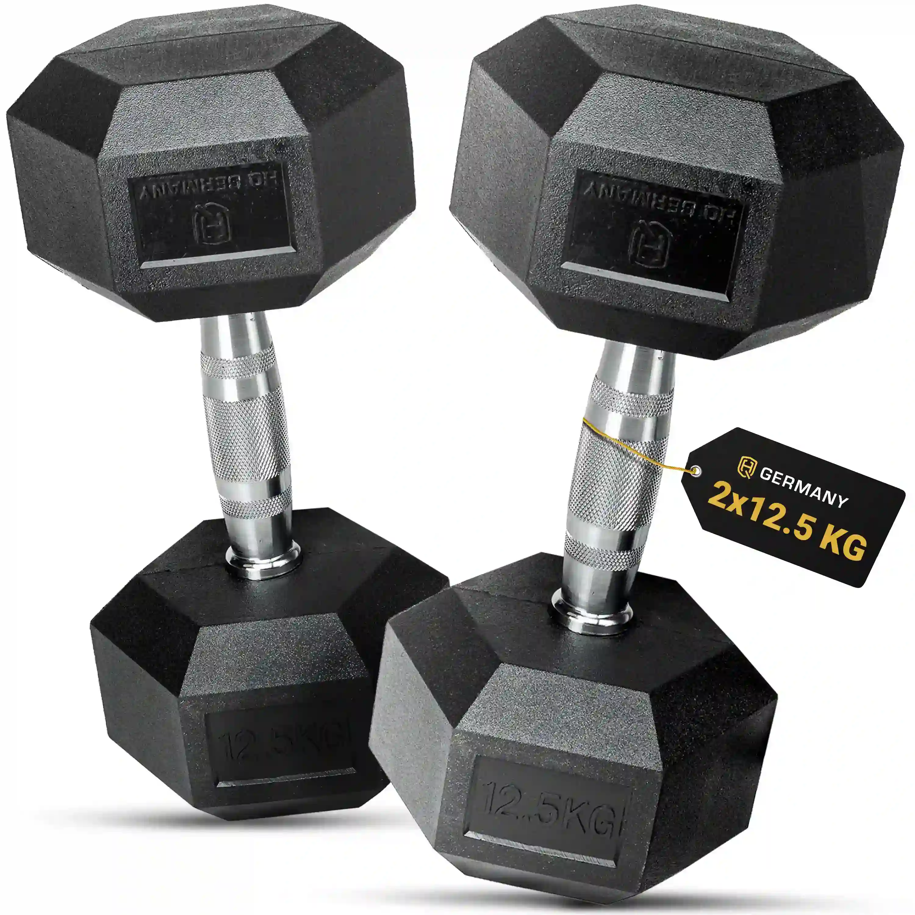 Hexagon Hantel Paar | 2.5 - 37.5kg - Image 4