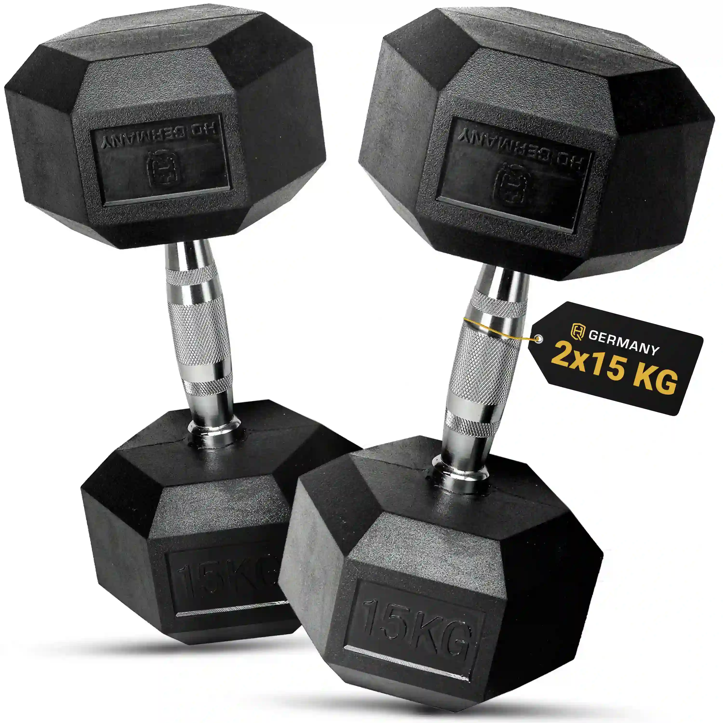 Hexagon Hantel Paar | 2.5 - 37.5kg - Image 5