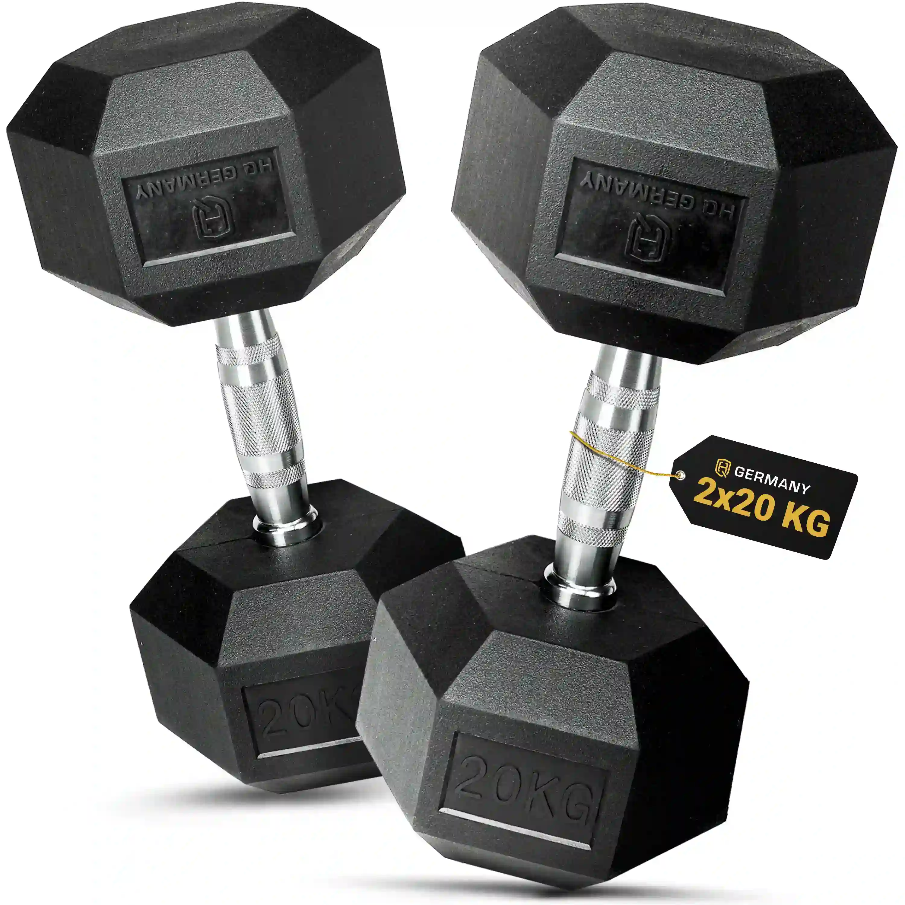 Hexagon Hantel Paar | 2.5 - 37.5kg - Image 7