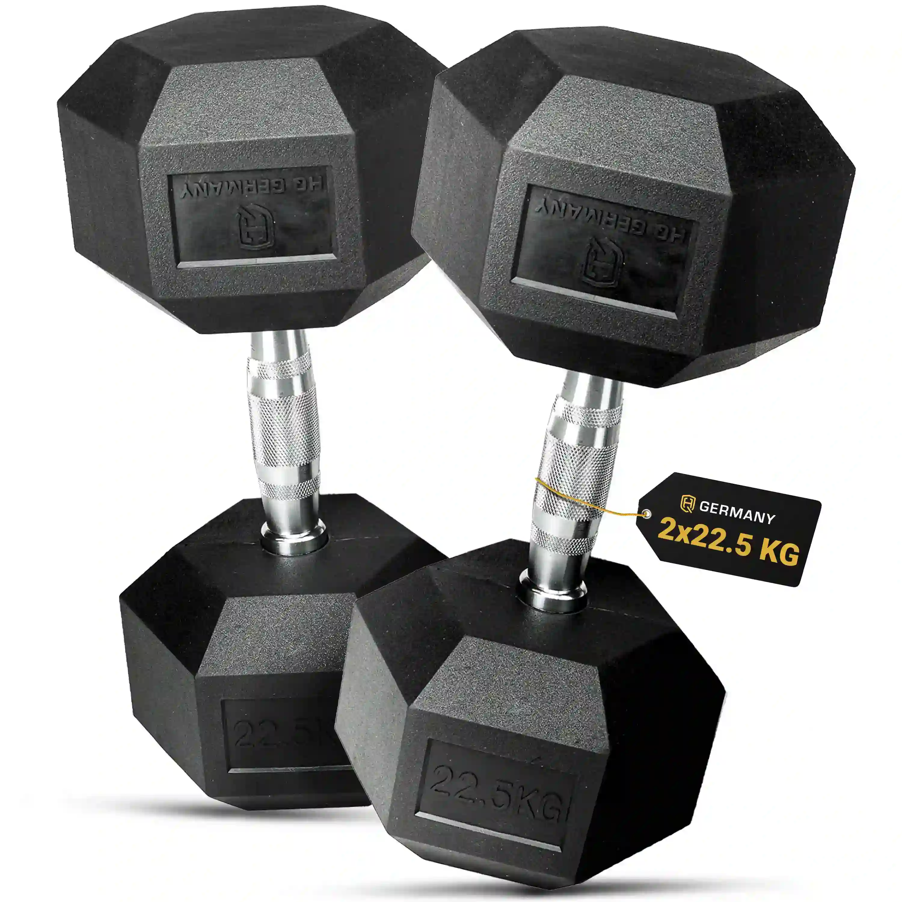 Hexagon Hantel Paar | 2.5 - 37.5kg - Image 8