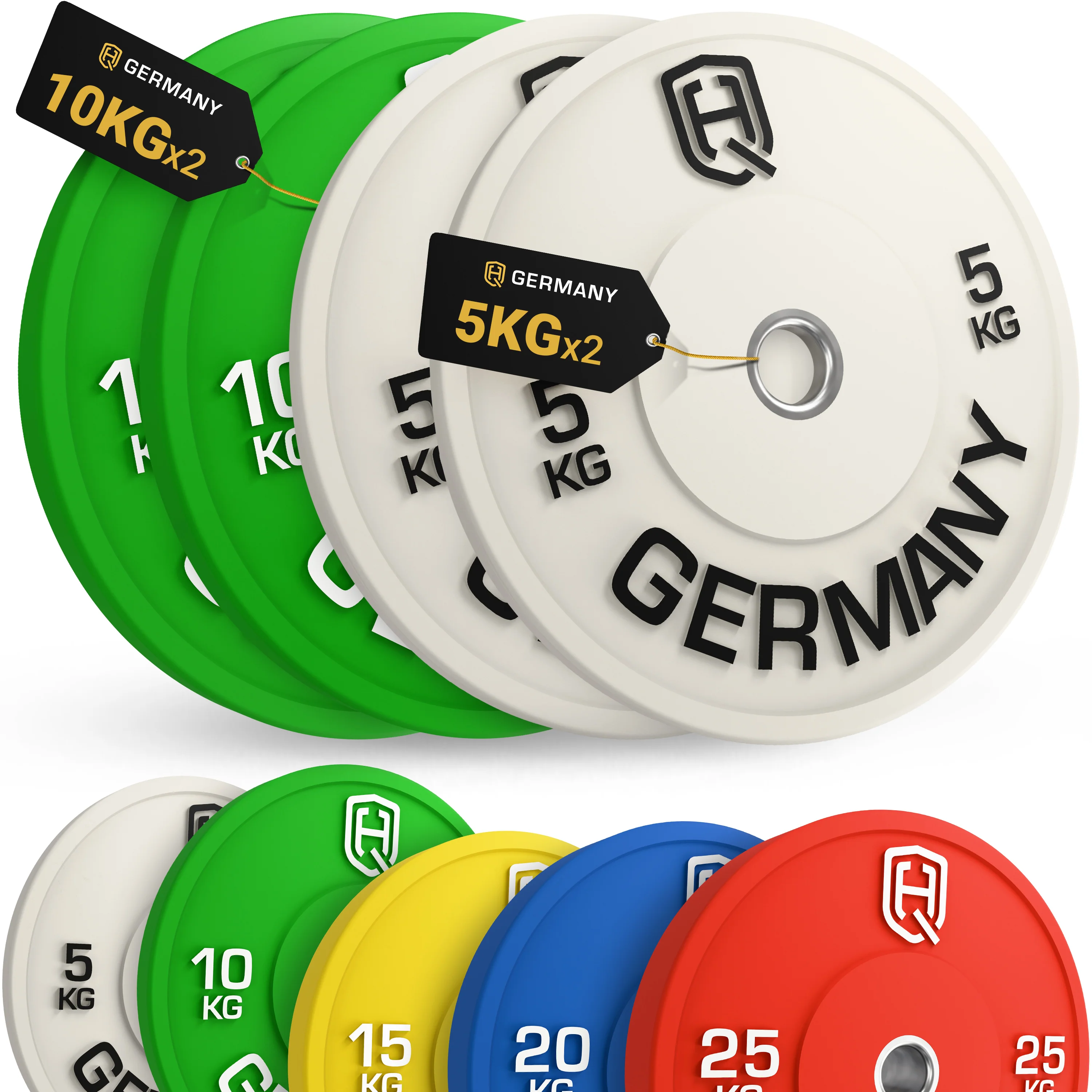 Olympic Bumper Plates 5-25KG | Paar/Set - Image 7