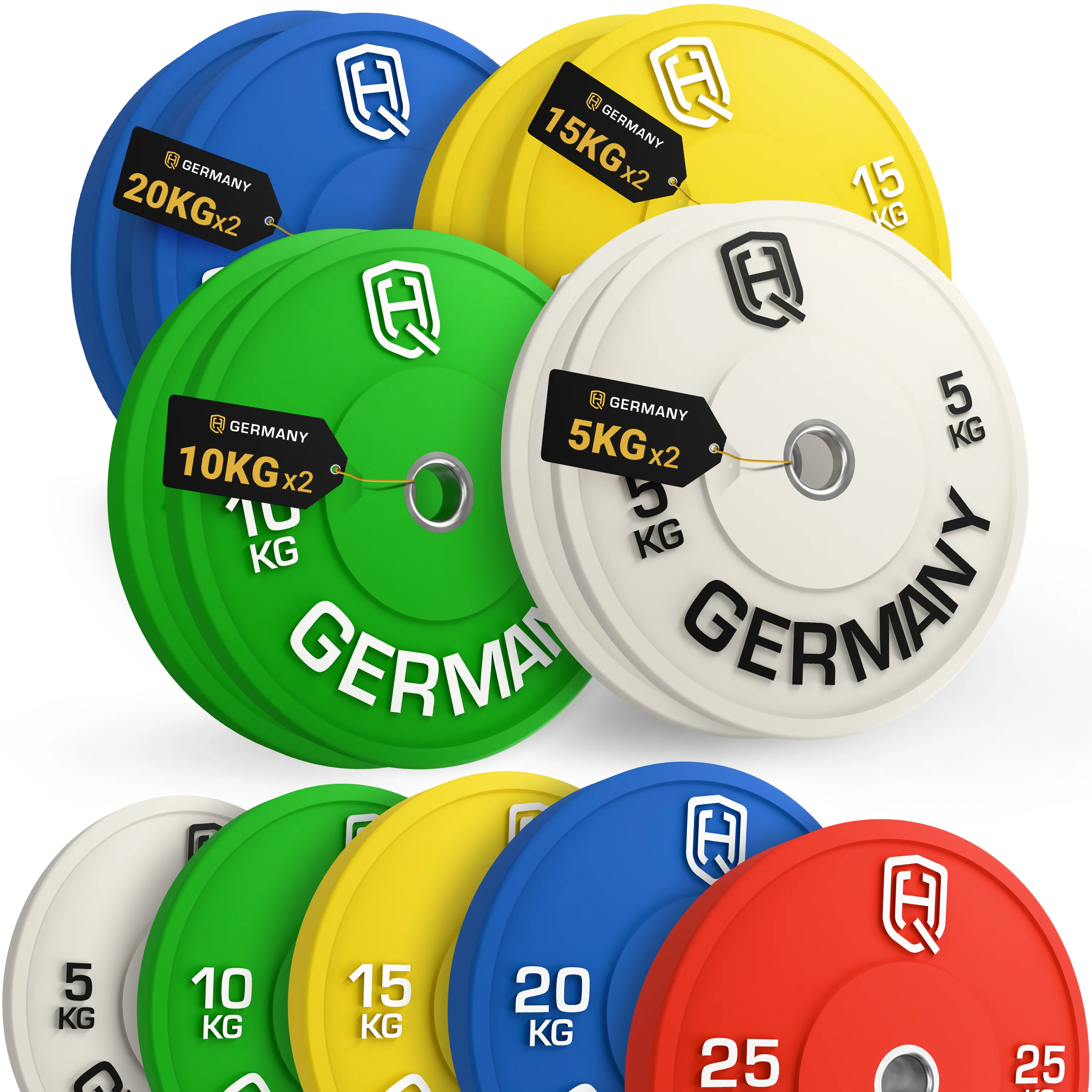 Olympic Bumper Plates 5-25KG | Paar/Set - Image 9