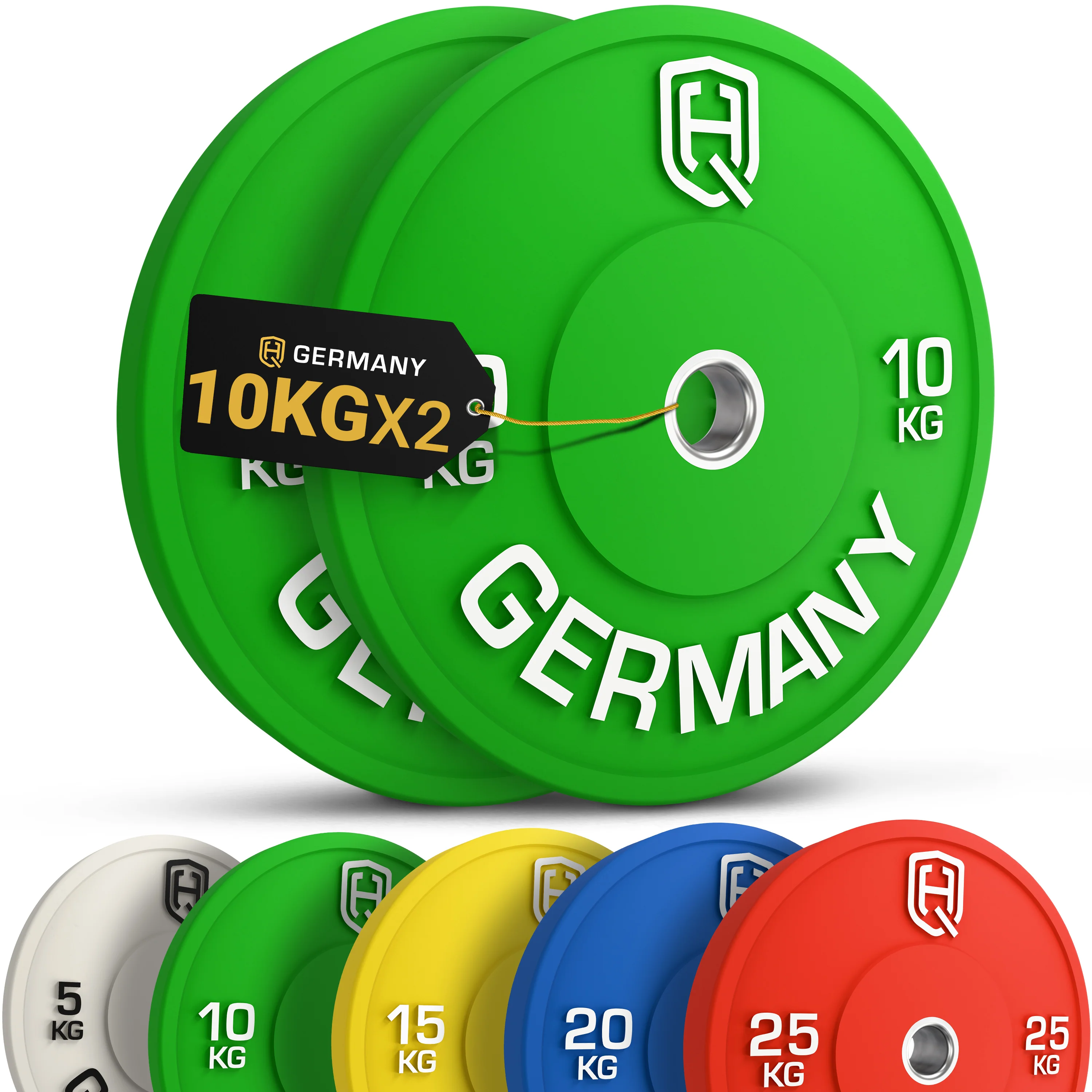 Olympic Bumper Plates 5-25KG | Paar/Set - Image 3