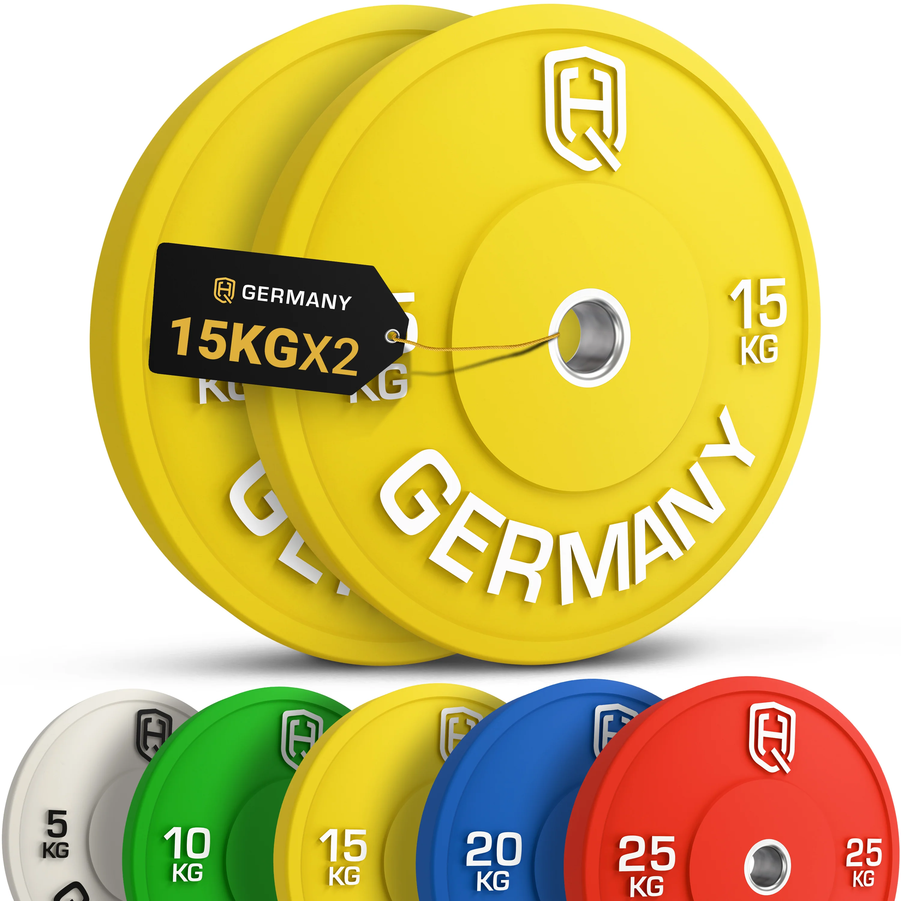 Olympic Bumper Plates 5-25KG | Paar/Set - Image 4