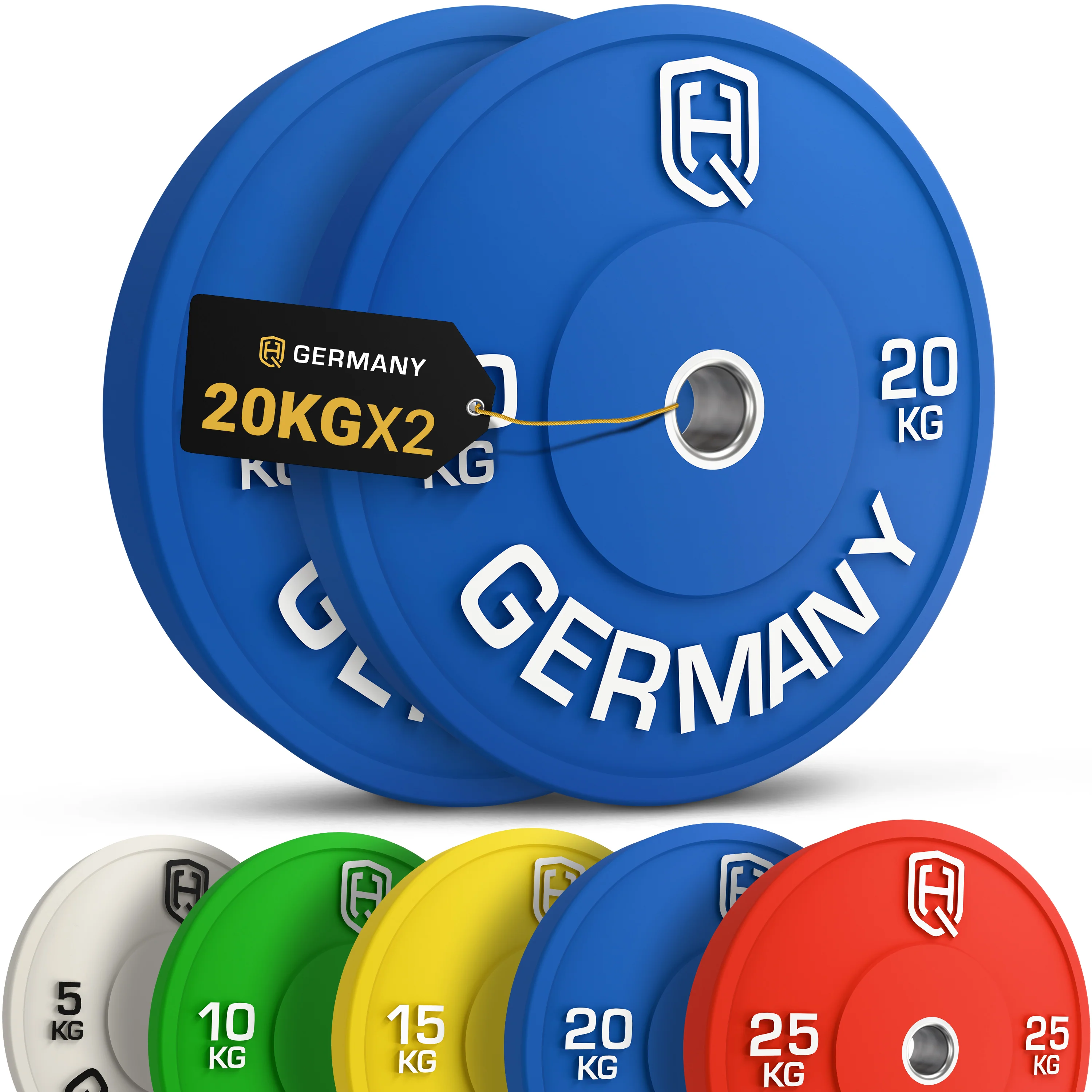 Olympic Bumper Plates 5-25KG | Paar/Set - Image 5