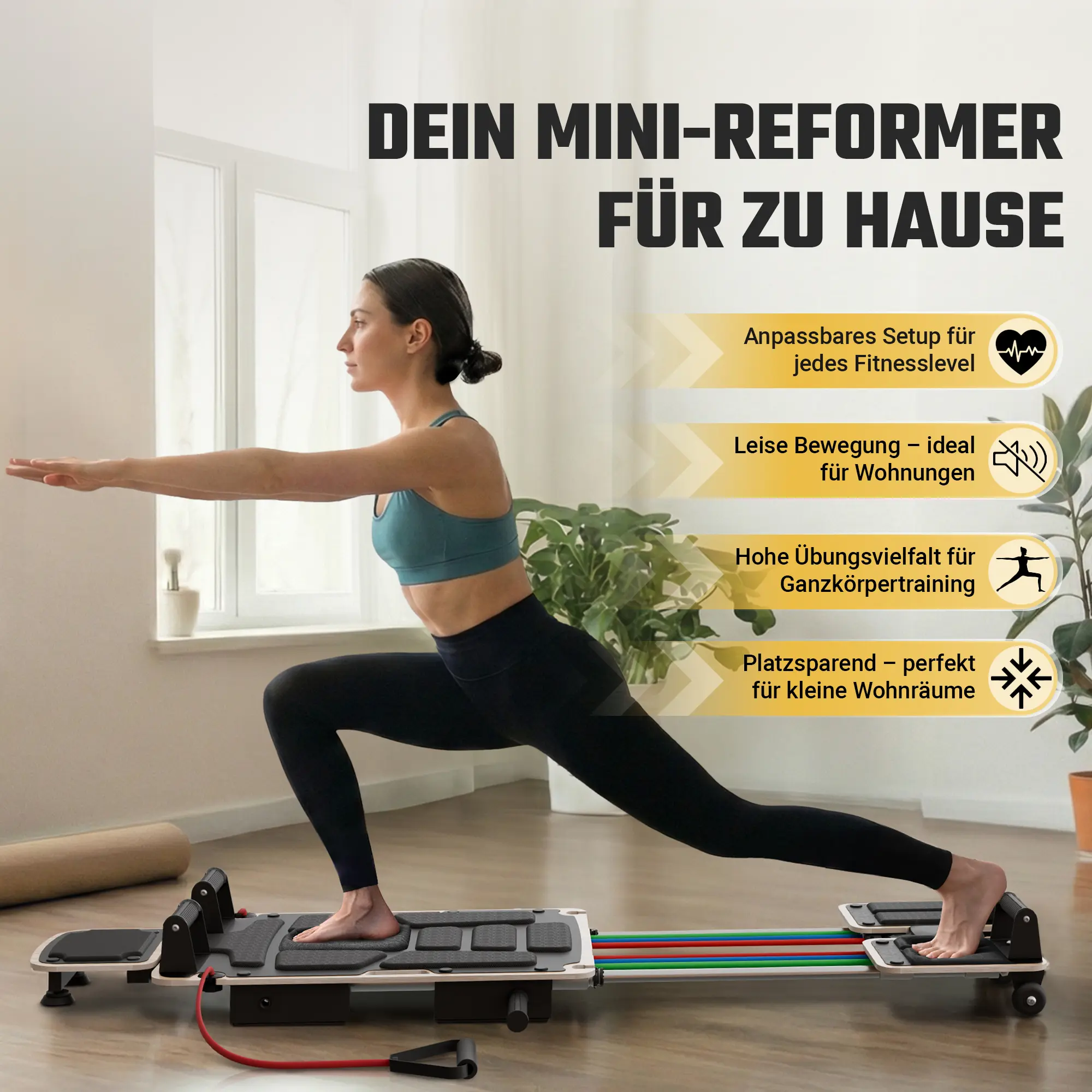 Pilates Board [inkl. E-Book und Theraband-Set] - Image 2