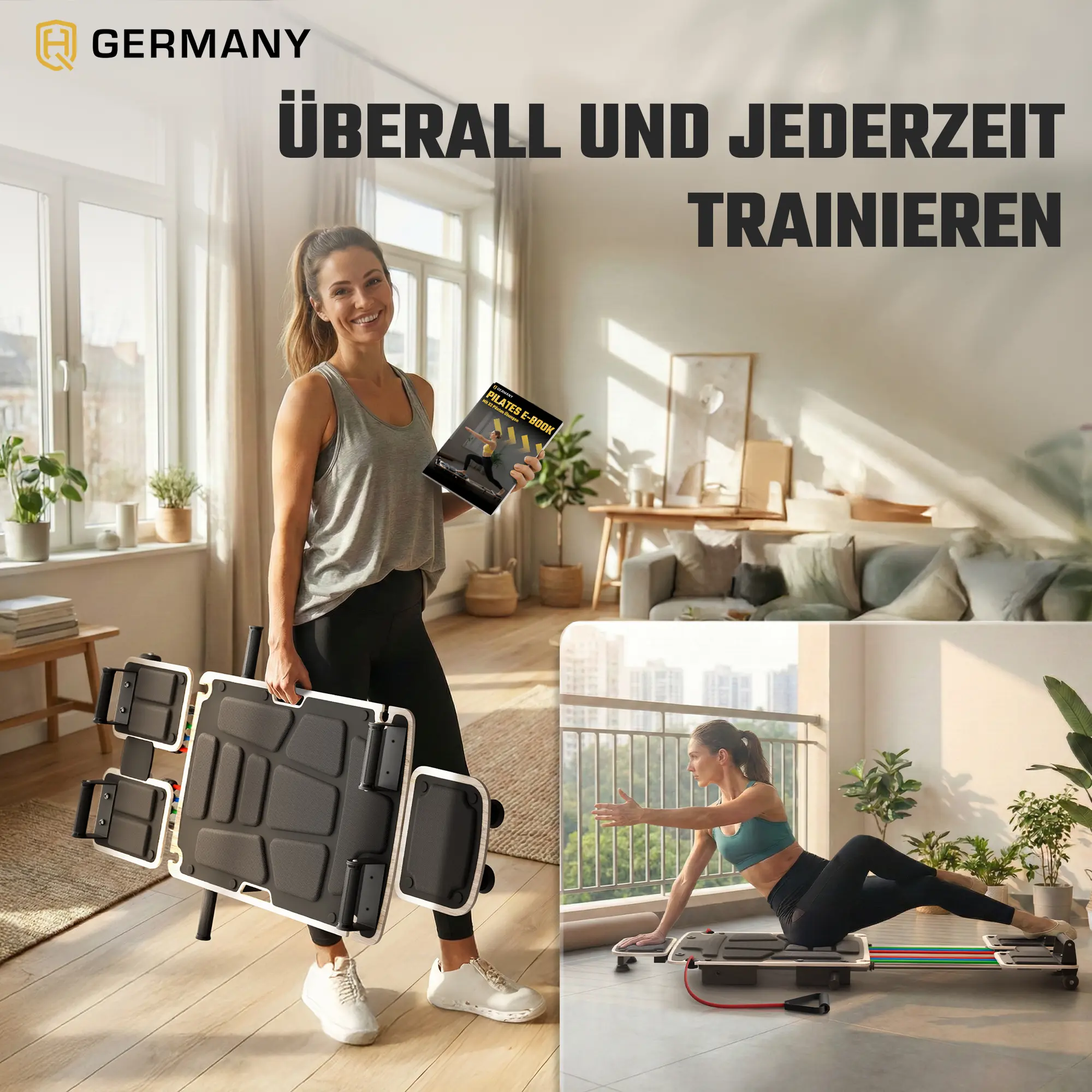 Pilates Board [inkl. E-Book und Theraband-Set] - Image 3