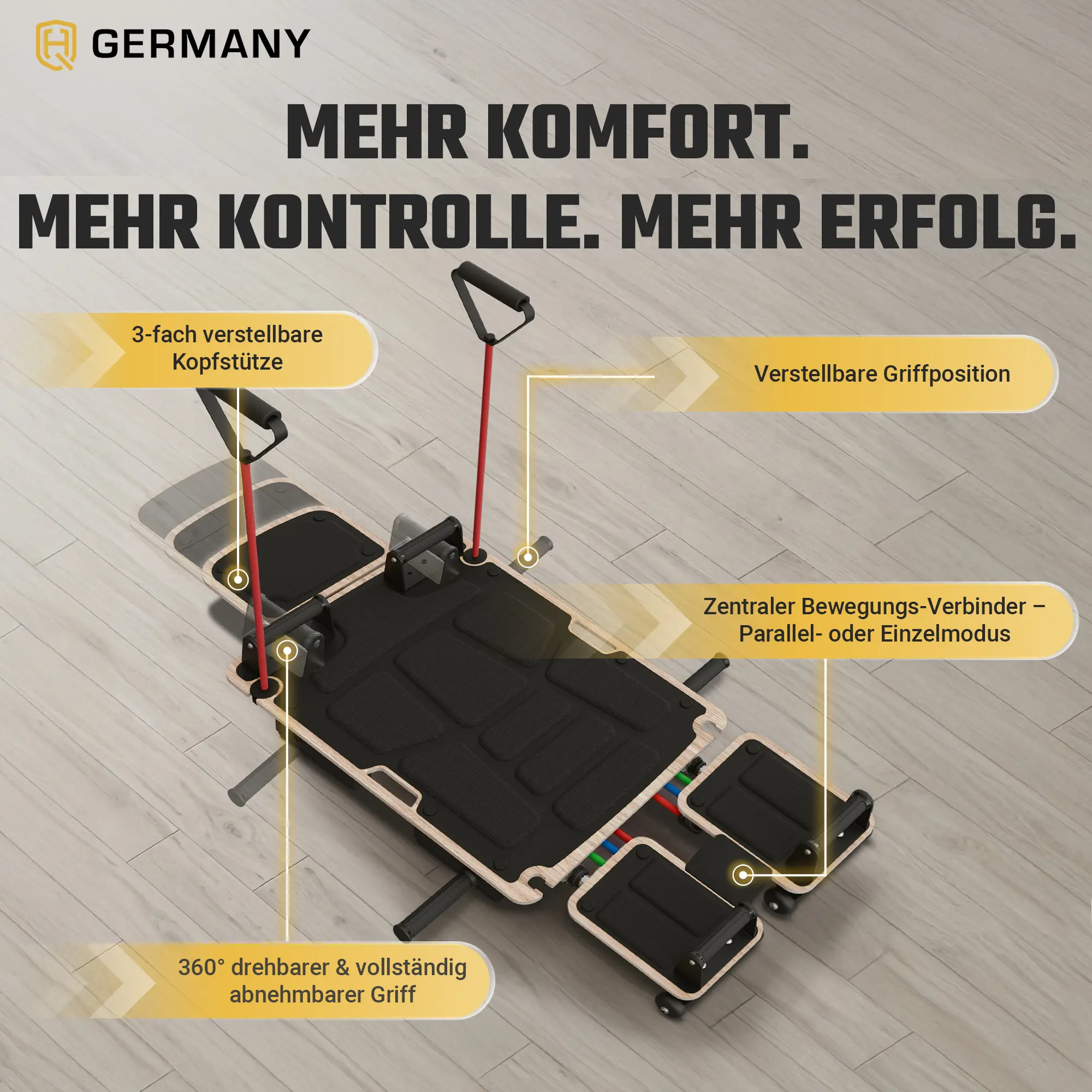 Pilates Board [inkl. E-Book und Theraband-Set] - Image 4